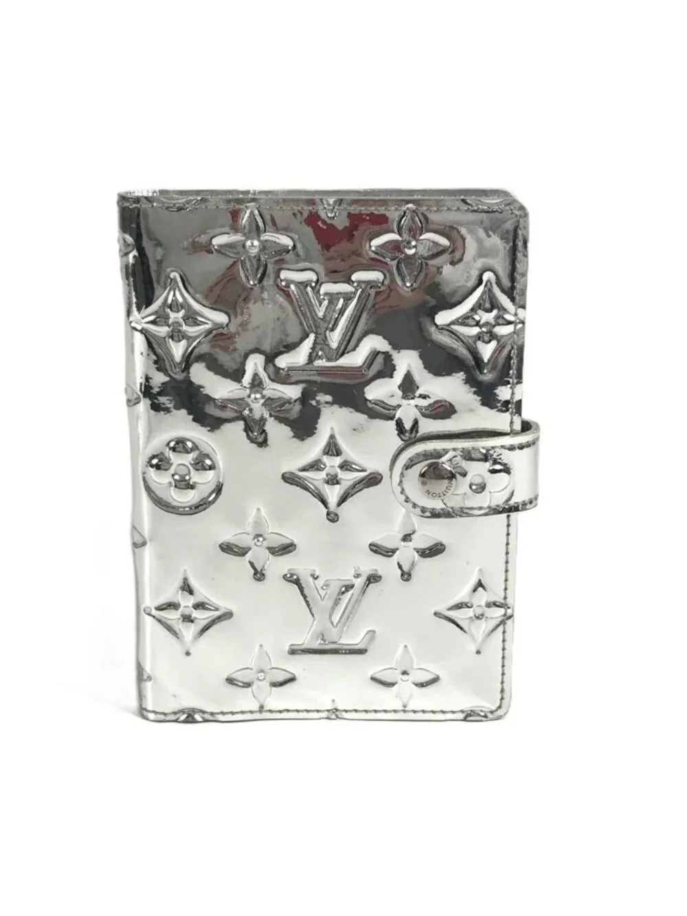 Louis Vuitton Notebook Cover Agenda PM Leather Silver